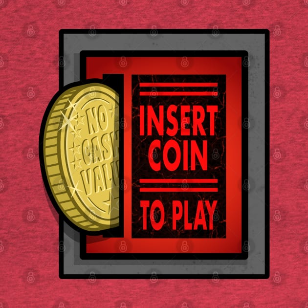 Arcade Coin Slot - Pinball Game Coin-Op by BradAlbright